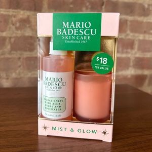 Mario Badescu facial mist and candle duo